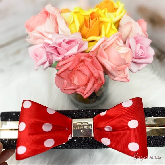 FIRM PRICE kate spade Minnie Mouse black clutch - Picture 3 of 8